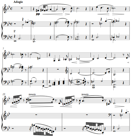 Sonatina in due tempi - Score